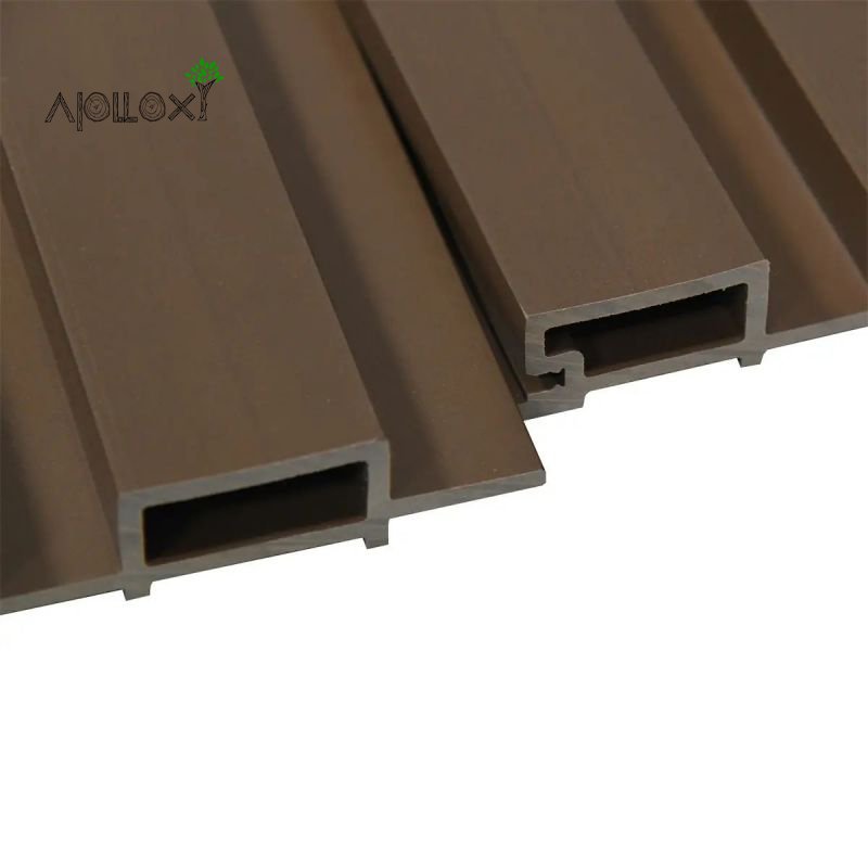 Apolloxy Co Extrusion 3d Cladding Composite Indoor Interior Wpc Outdoor Fluted Wall Panel