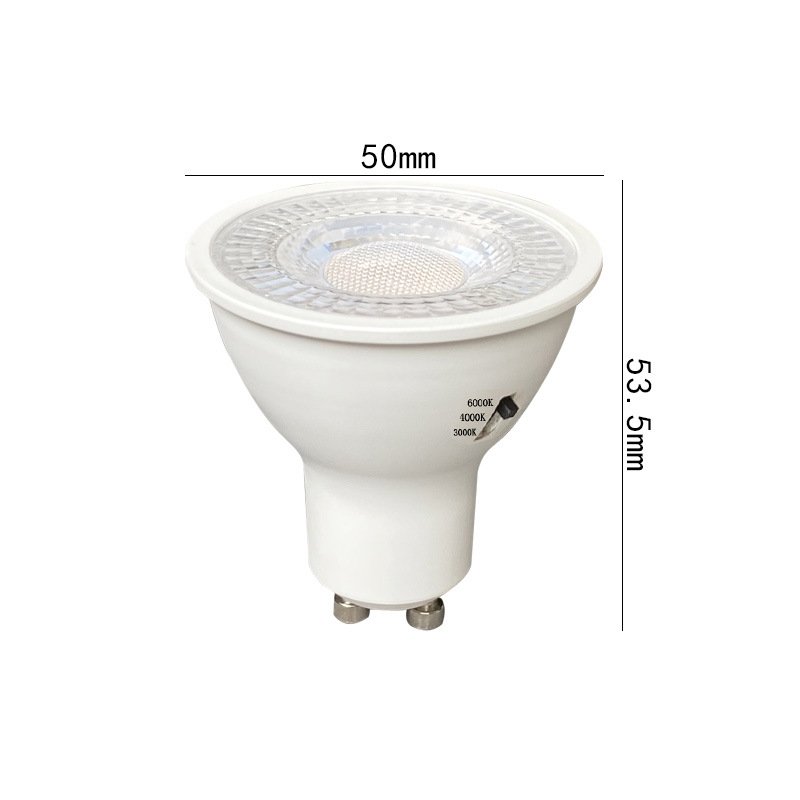 Warm White Natural White Day Light 3CCT Choosing Color Changing Downlight 110V 220V 7W GU10 LED Spot Light Ceiling for Home