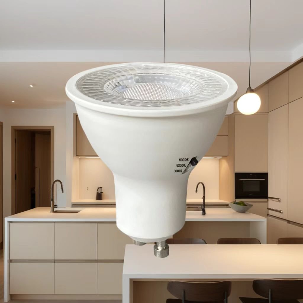 Warm White Natural White Day Light 3CCT Choosing Color Changing Downlight 110V 220V 7W GU10 LED Spot Light Ceiling for Home