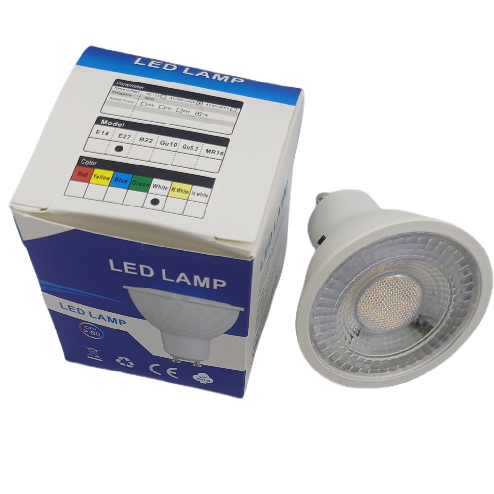 Warm White Natural White Day Light 3CCT Choosing Color Changing Downlight 110V 220V 7W GU10 LED Spot Light Ceiling for Home