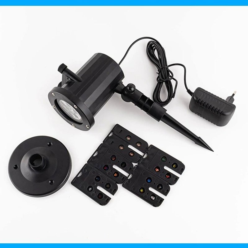 Factory OEM Garden Landscaping Stake Lights Ghost Rotating Halloween Light Decoration LED Outdoor Christmas Halloween Projector