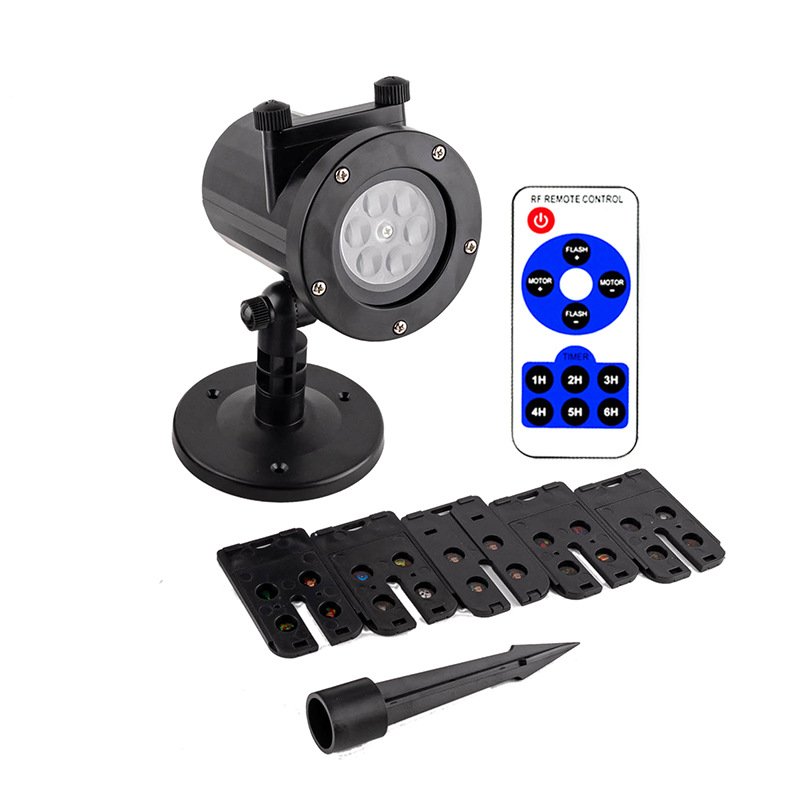 Factory OEM Garden Landscaping Stake Lights Ghost Rotating Halloween Light Decoration LED Outdoor Christmas Halloween Projector