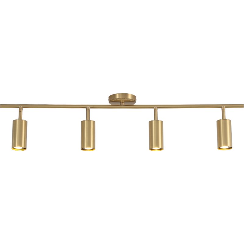 Two Heads Lighting Black Fitting Ceiling Lamp for Apartment Wrought Iron Antique Copper Contemporary Ceiling Light