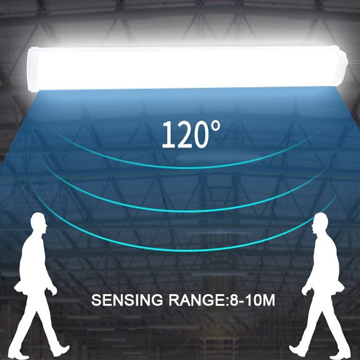 solar lights commercial lighting fixture 100-277v led microwave motion sensor Solar Triple Proof light