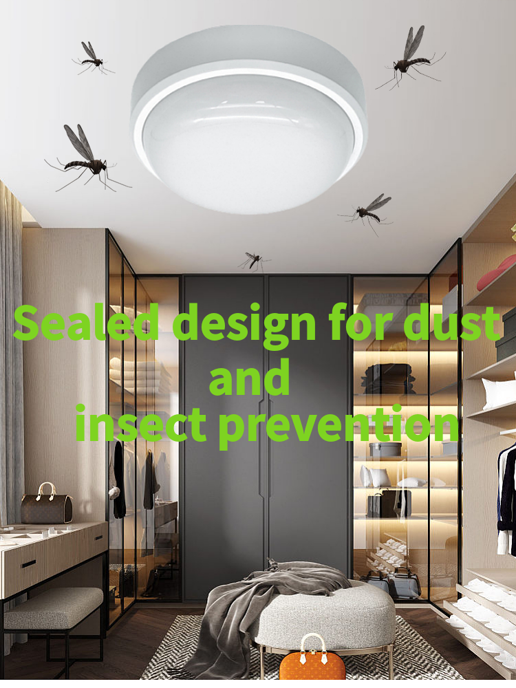 LED IP54 moisture-proof light outdoor 16w 24w waterproof light kitchen bathroom ceiling wall light