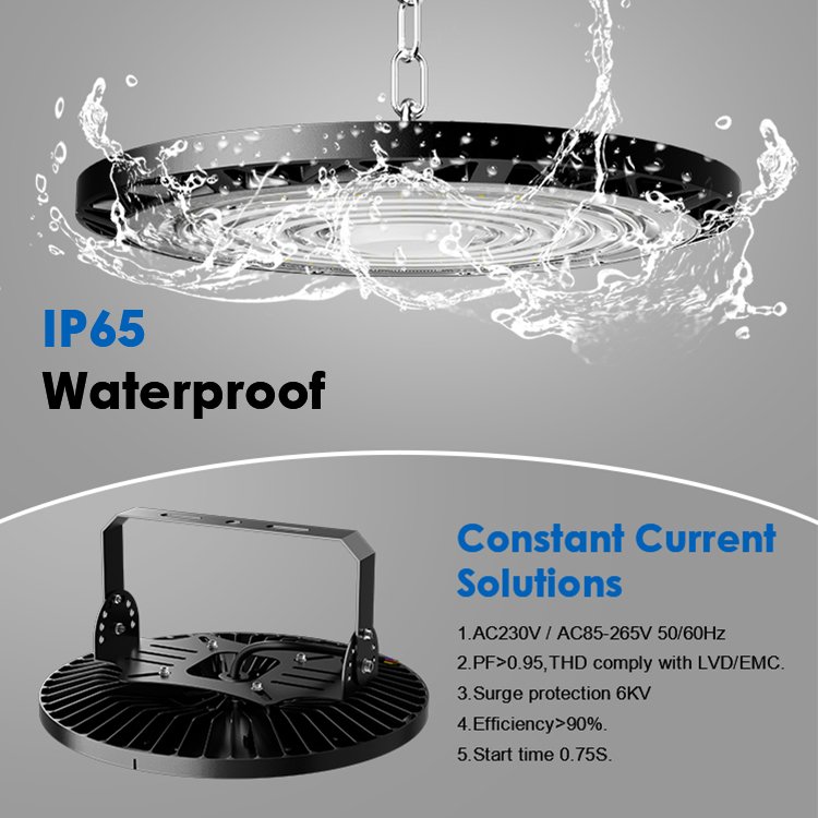 Hot Selling Industrial Ceiling Light 100 150 200 W Workshop Factory Led UFO Highbay Lighting