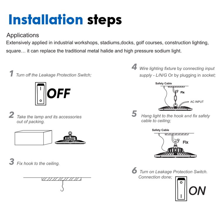 Hot Selling Industrial Ceiling Light 100 150 200 W Workshop Factory Led UFO Highbay Lighting
