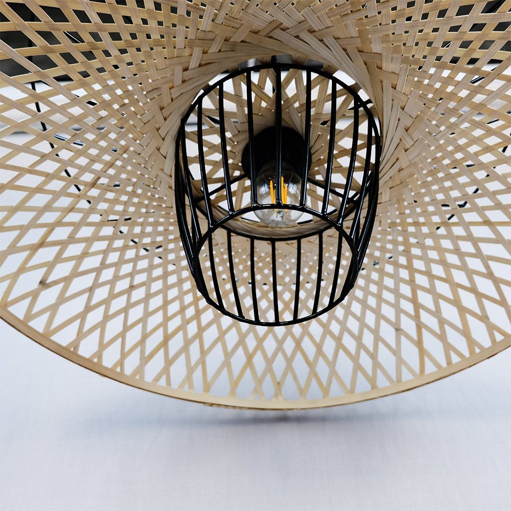 Best price kitchen decorative hanging lamp dining room bamboo pendant lamp hotel modern bamboo pendant light from Vietnam