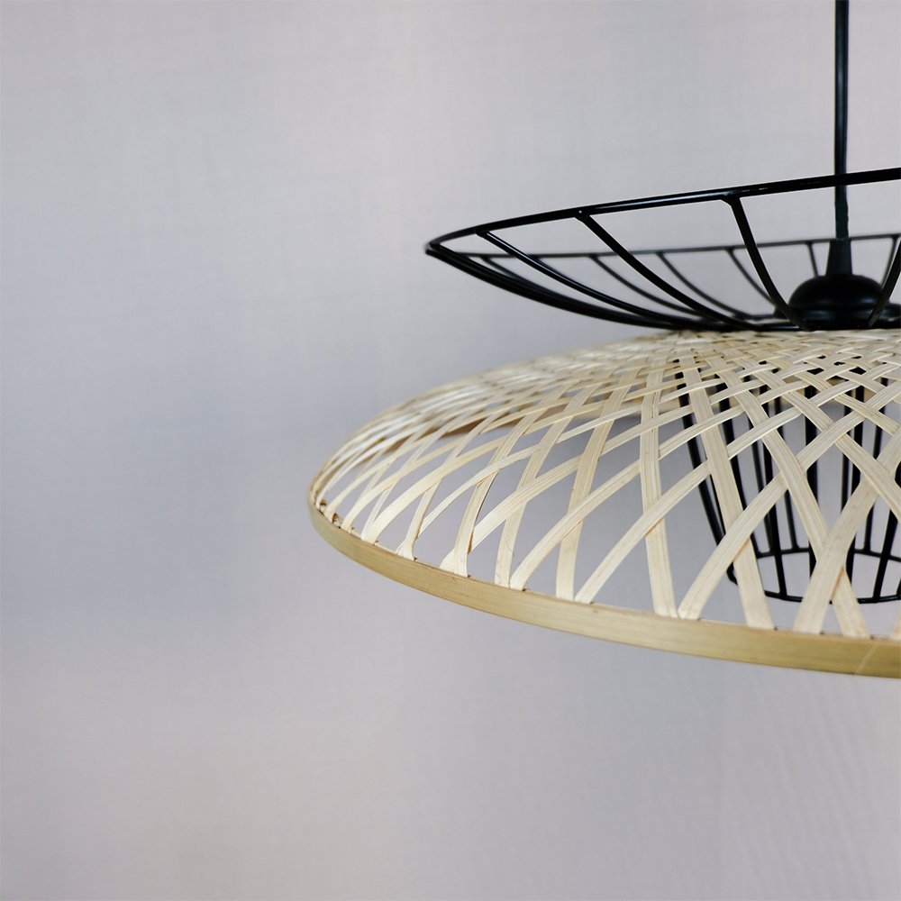 Best price kitchen decorative hanging lamp dining room bamboo pendant lamp hotel modern bamboo pendant light from Vietnam