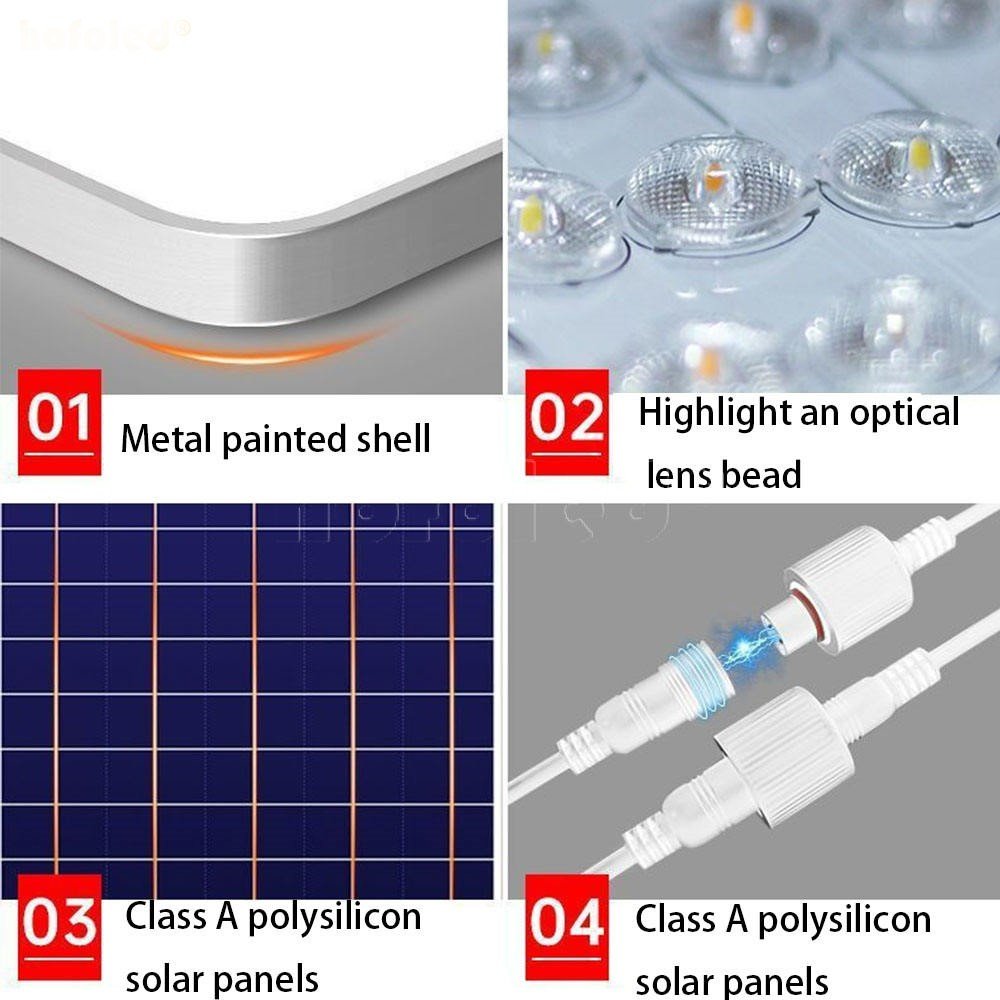 Solar Power Square Round Ceiling Lamp Indoor Led Waterproof Ceiling Solar Lighting50w 100W 150W Glass Led Tube 180lm/w Solar 110