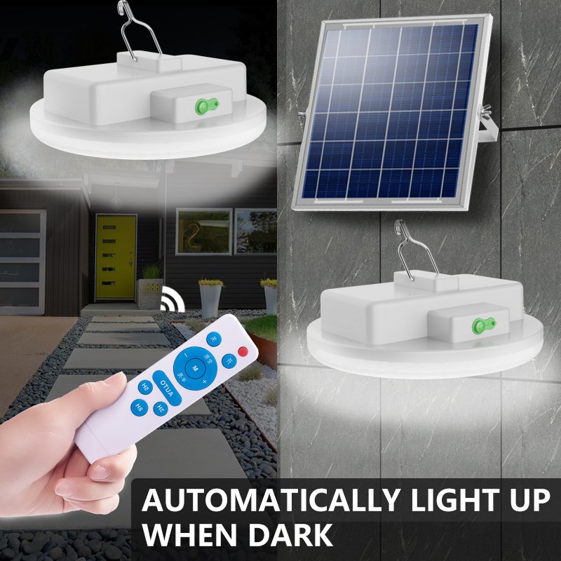 Lite factory new remote control solar indoor light high lumens for home led solar ceiling lamp solar warehouse light