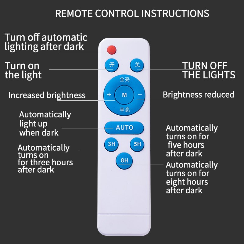 Lite factory new remote control solar indoor light high lumens for home led solar ceiling lamp solar warehouse light