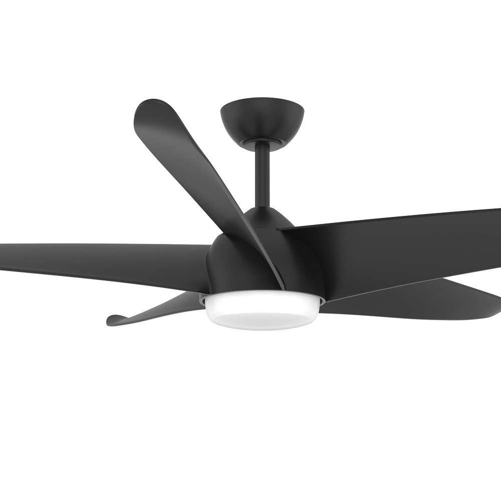 60 Inch Ceiling Fan 5 Blade High End Luxury Ceiling Fans Modern Smart Ventilation Ceiling Fans With Light And Remote Control