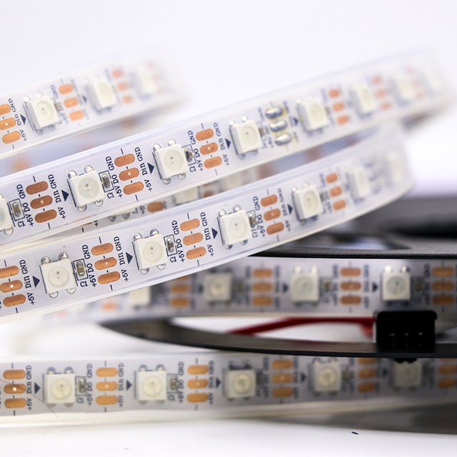 Low voltage ws2812b SMD 5050 Indoor and outdoor RGB light strip full color atmosphere light 5v USB-powered LED strip lights