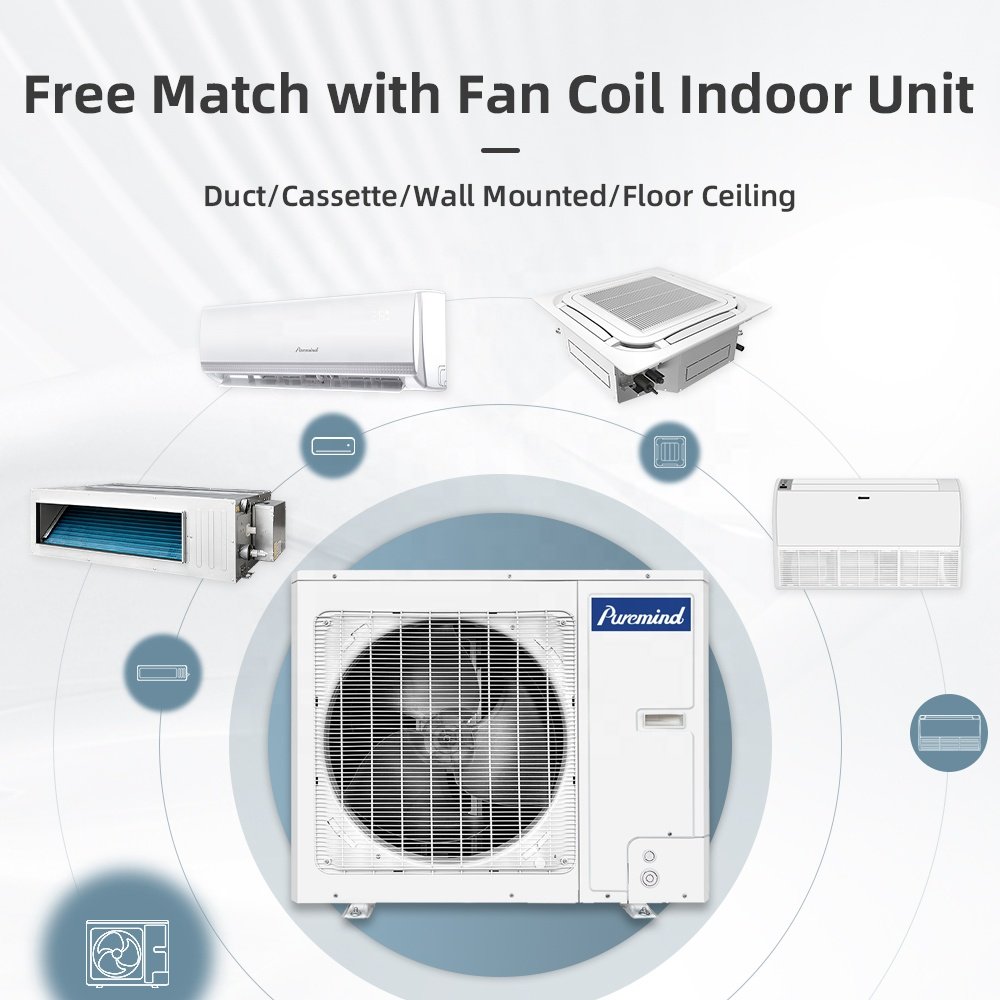 Gree Air Conditioner Ducted Split Cassette Type Floor Ceiling Light Commercial Air Conditioner VRF Central Air Conditioning Wifi