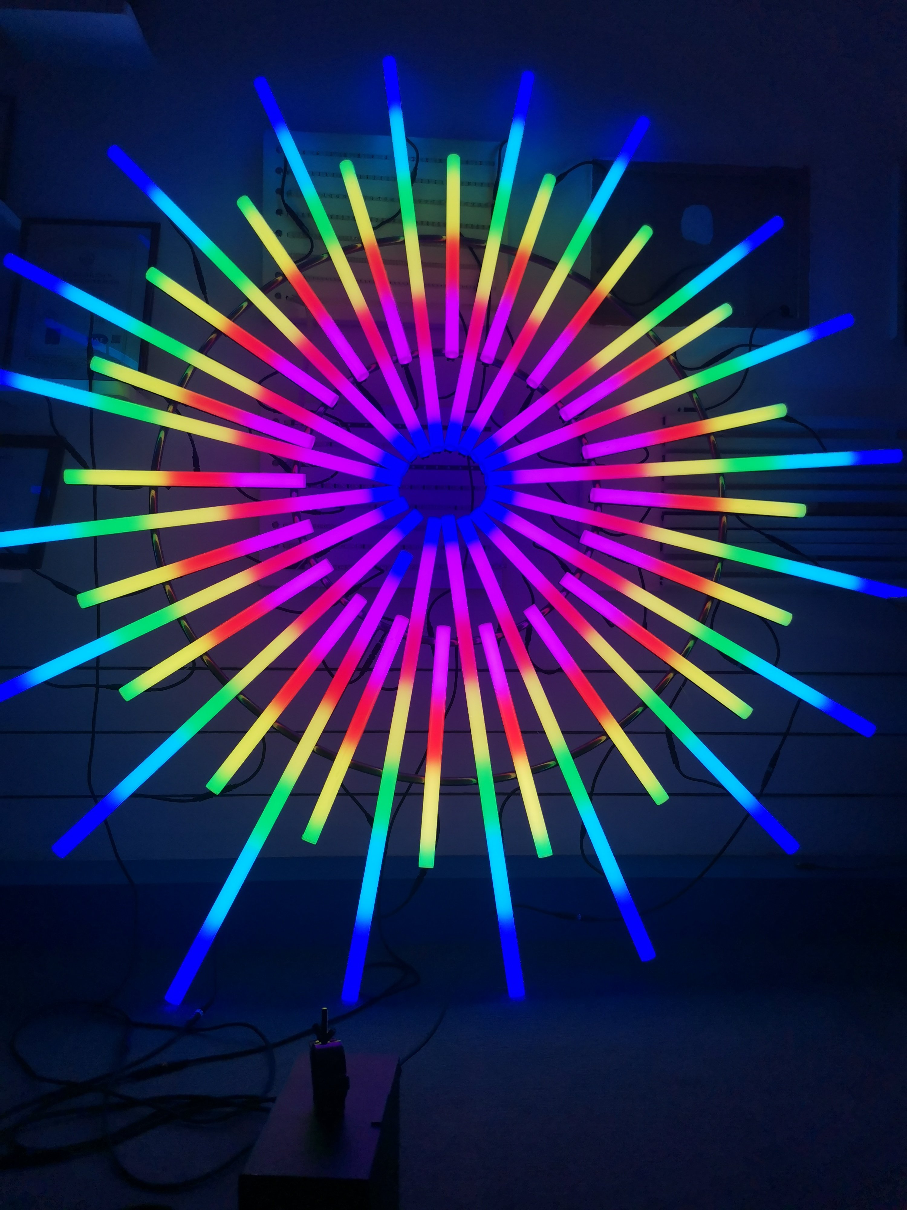 Wholesales Led stage light bar DC24V SK6812 SPI RGB dj bar light for product launch ceiling decoration