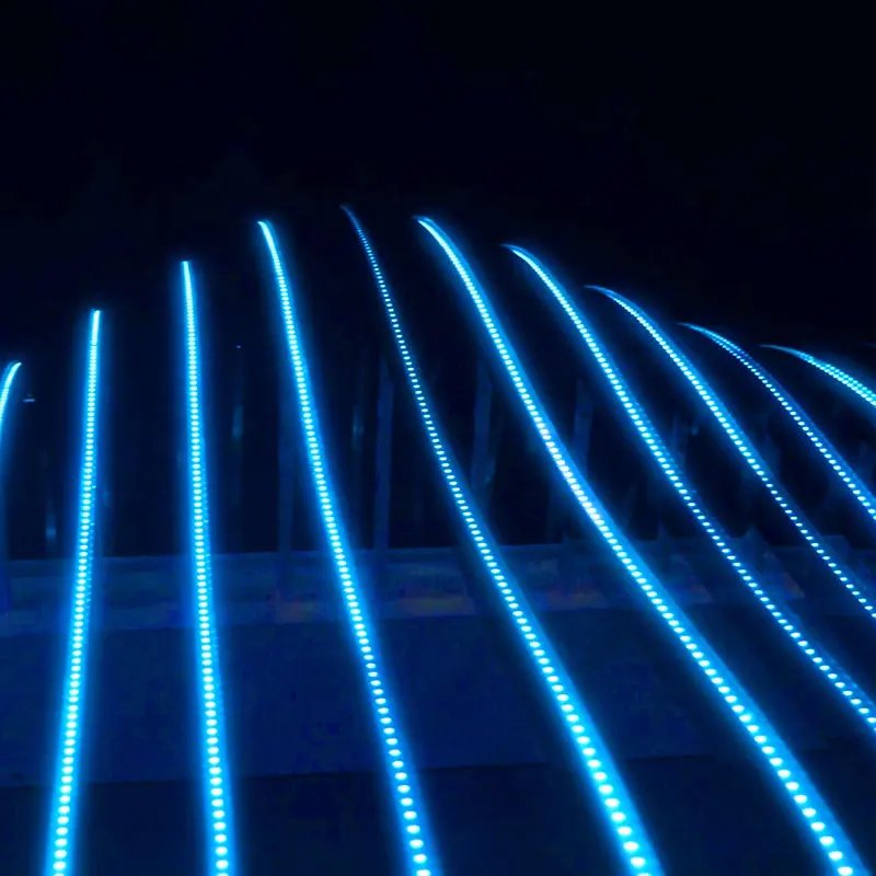 Outdoor water dynamic LED light screen lighting hotel sales department hall interactive programming designer installation lights