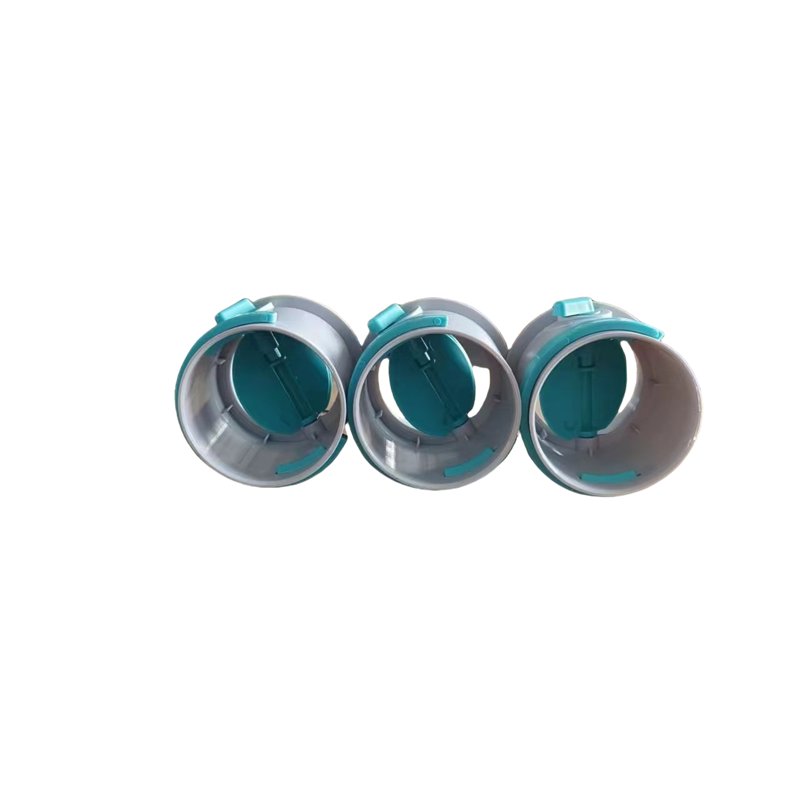 Light Gray PP & PE Air Conditioning Duct Joint Fresh Air Distribution Box for Exterior Hotels Hospitals Gyms Living Rooms