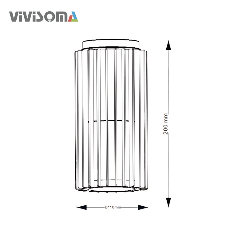 OTWM20001 Hot Selling Outdoor Ip65 Cylinder Surface Mounted Ceiling Light Led Ceiling Lamp For Courtyard Park Porch Corridor