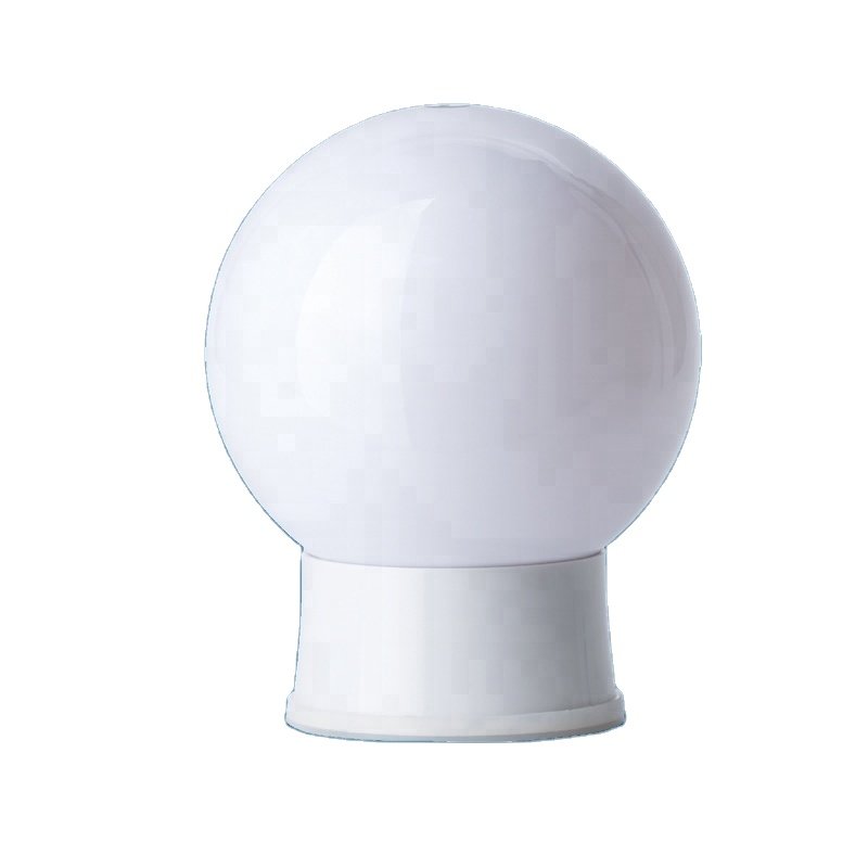 dusk to dawn outdoor lights IP44 Ribbed Globe Spherical 240V 20 polycarbonate sphere Ceiling E27 Light
