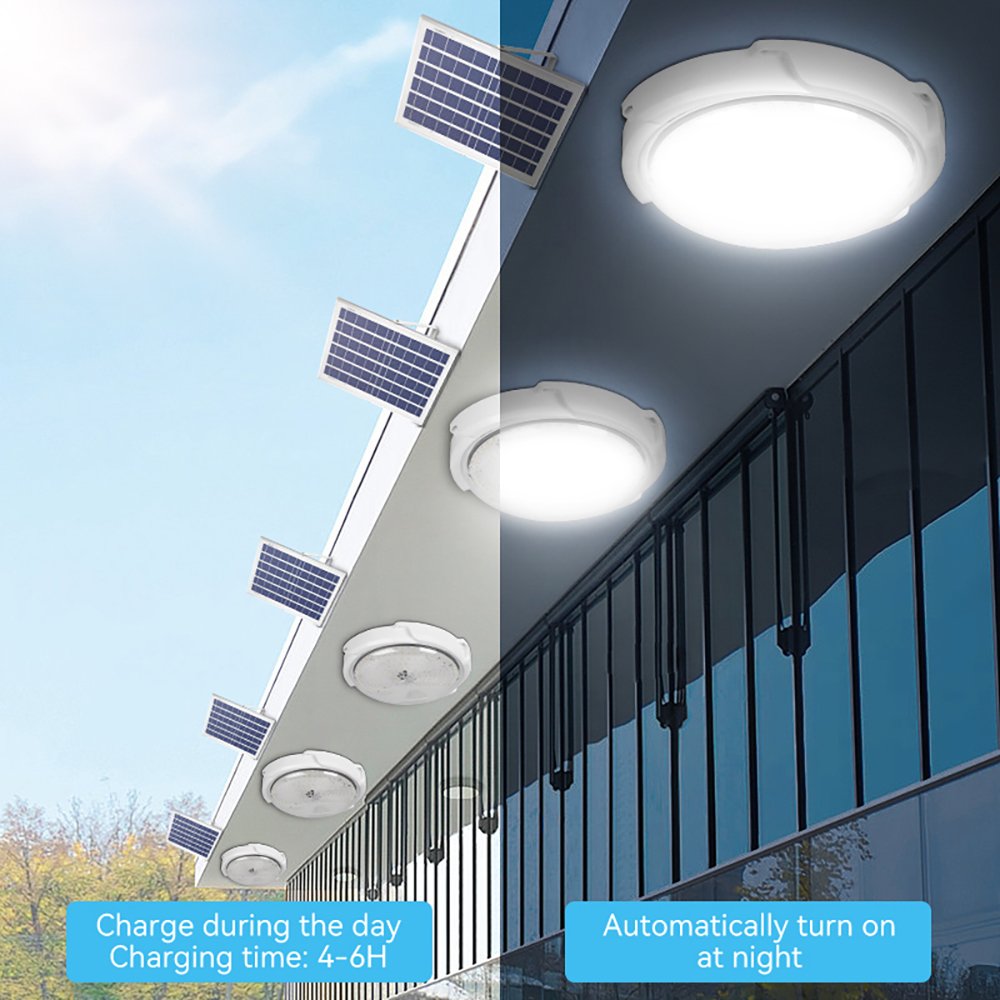 Led Solar Ceiling Light Wireless Remote control saving Energy For Kitchen Balcony Garden lights indoor Balcony ceiling lamp