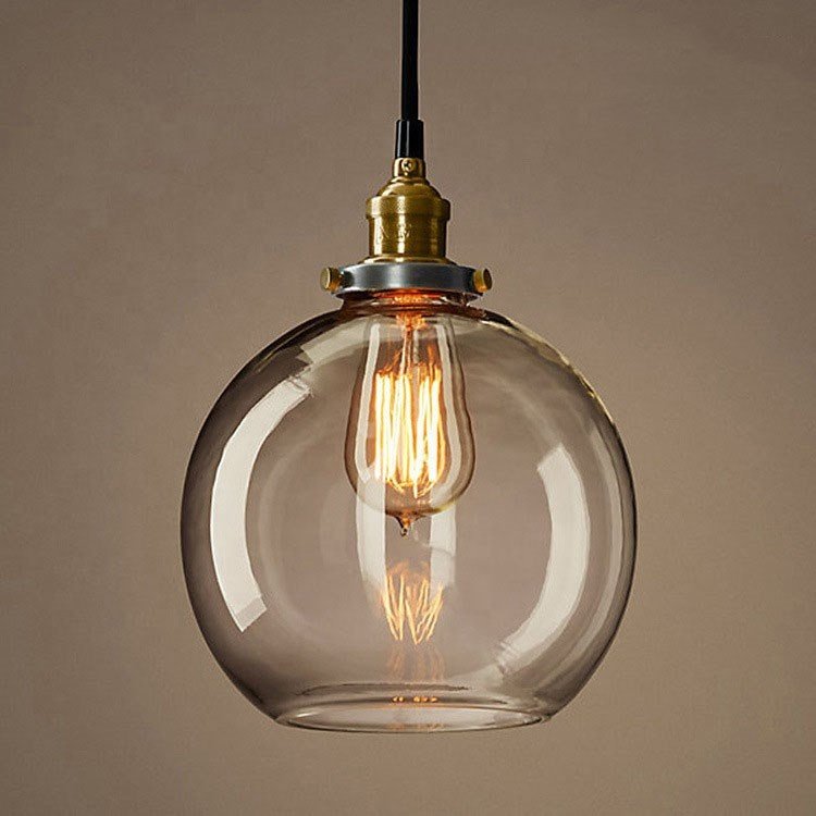 Nordic Luxury Hotel Hanging Lamp Modern Living Room Ceiling Lamp Fixture Kitchen Island Chandelier Led Glass Shade Pendant Light