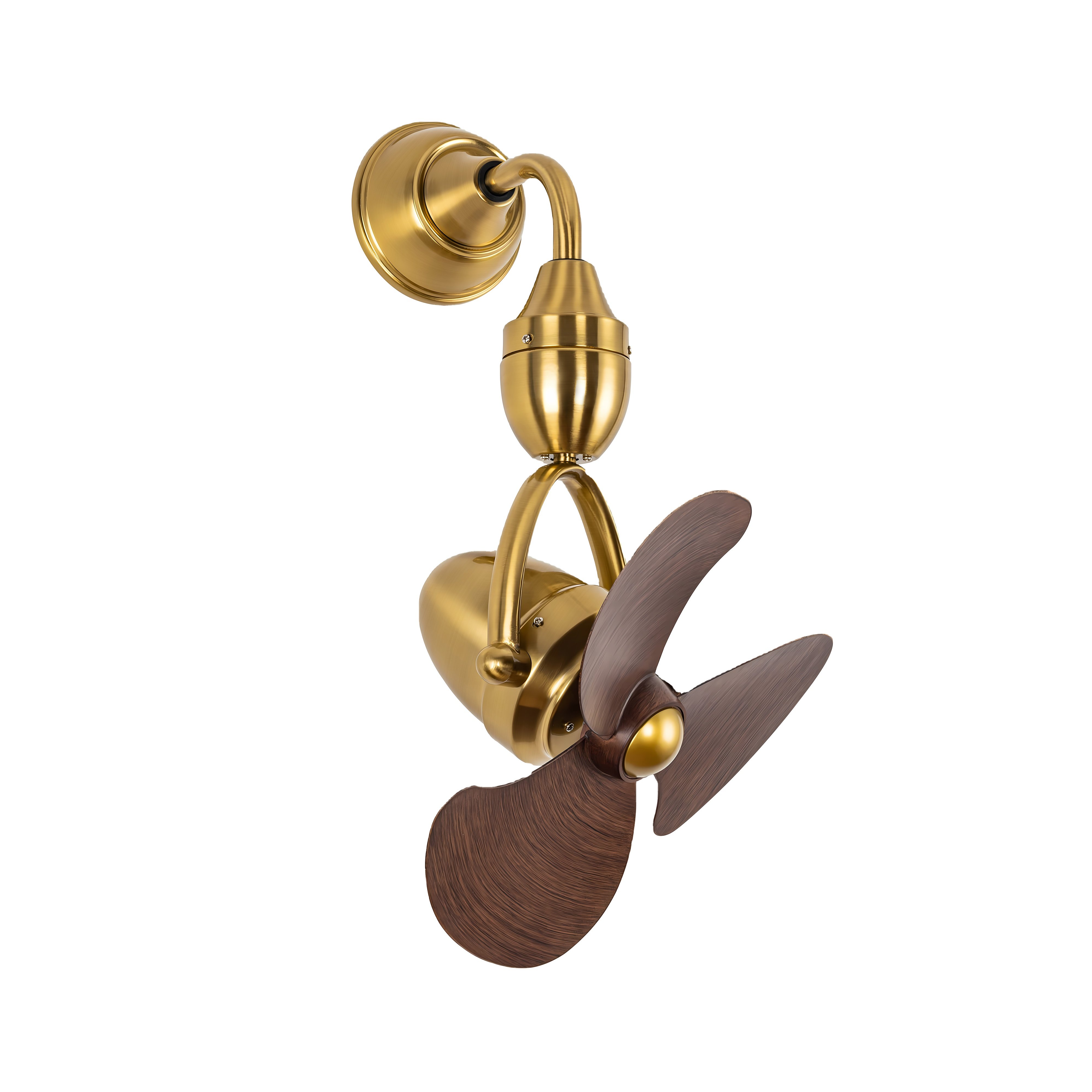 ECO 16 Inch Global Best Seller Golden Luxury 180-Degree Rotation Six Speed Adjustable Wall Fan for Clubs and Bars