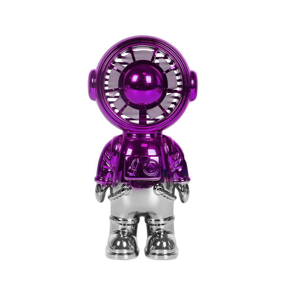 Mini portable astronaut hand electric fan cooler portable rechargeable small neck cooling handheld fan table standing fans toy
