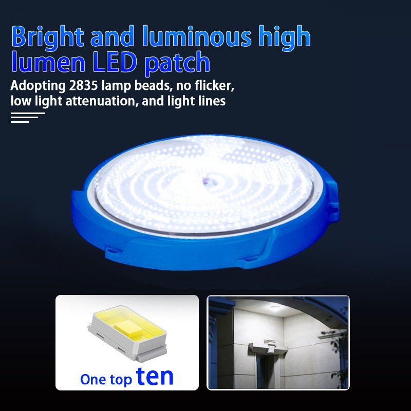 Outdoor Garden Waterproof Ip65 60W 100W 200W 300W Indoor Intelligent Remote Control Solar LED Ceiling Light