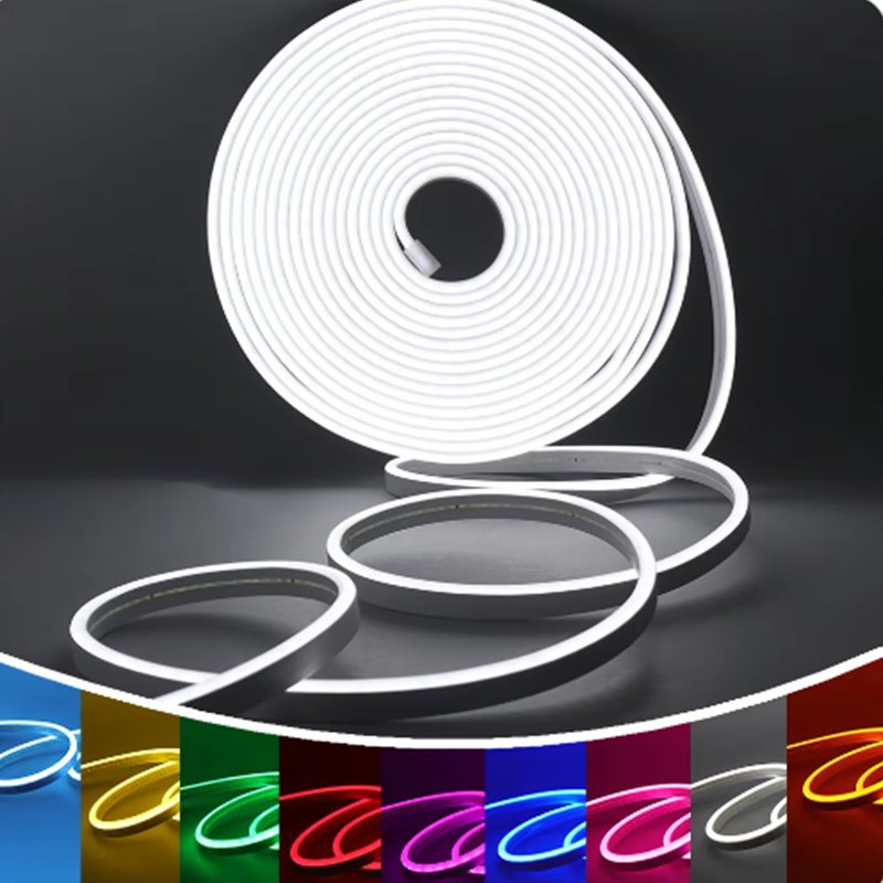 Colorful 12V 24V Flexible Soft Tube LED Neon Lights Strip Waterproof Ribbon Led Tape Xmas Decor White/Pink/Red/Blue/Green/RGB