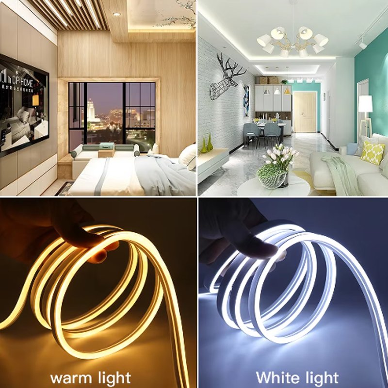 Colorful 12V 24V Flexible Soft Tube LED Neon Lights Strip Waterproof Ribbon Led Tape Xmas Decor White/Pink/Red/Blue/Green/RGB