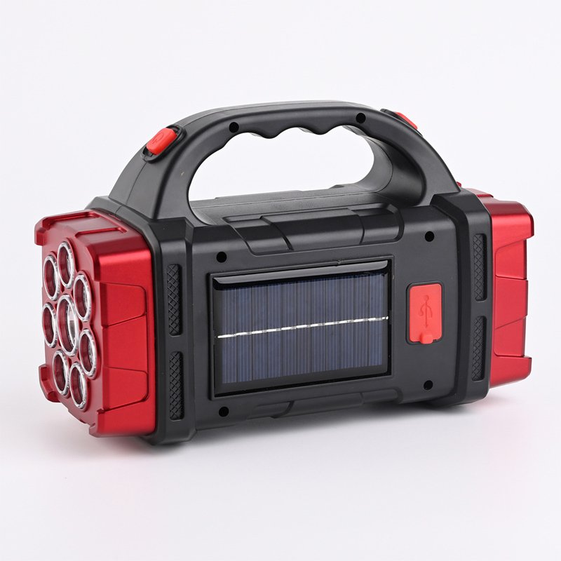 Portable Solar Charger Power Banks 2400Mah Outdoor Waterproof Camping Lights Solar Power Bank
