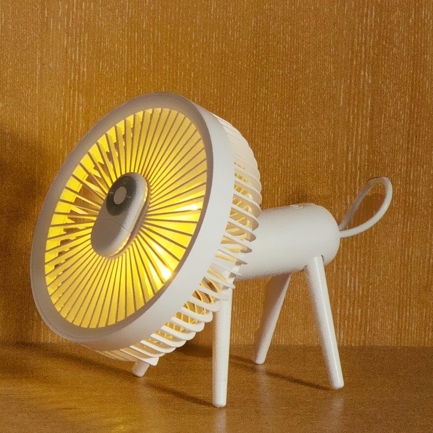 4000mAh Mini USB Fan Creative Portable Outdoor and Desktop Summer Ceiling Fan Air Cooling for Home Use Wholesale