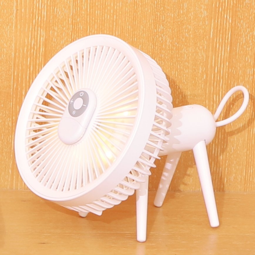4000mAh Mini USB Fan Creative Portable Outdoor and Desktop Summer Ceiling Fan Air Cooling for Home Use Wholesale