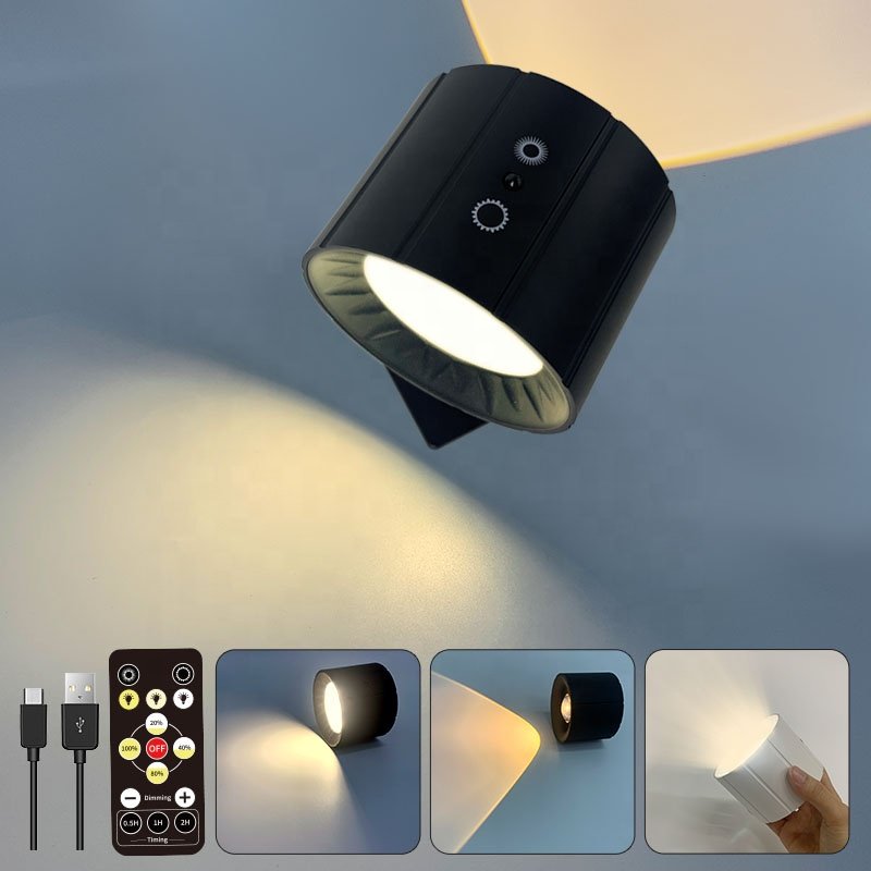 Hot Selling Modern Style Wireless Stage Lights Religious LED Night Outdoor Wall Light Bedroom LED Marble Wall Sconce
