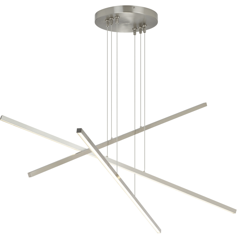 New Design Minimalist Led Hotel Restaurant Office Metal Belt Shape lighting line Office Simple Chandelier Lamp