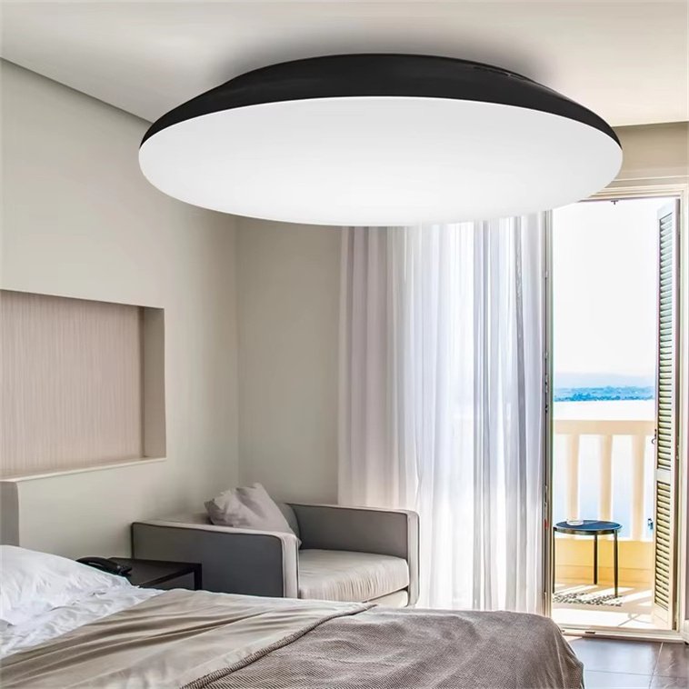 Smart Home Office Emergency Sensor LED Oyster Bulkhead Commercial Project LED Ceiling Light