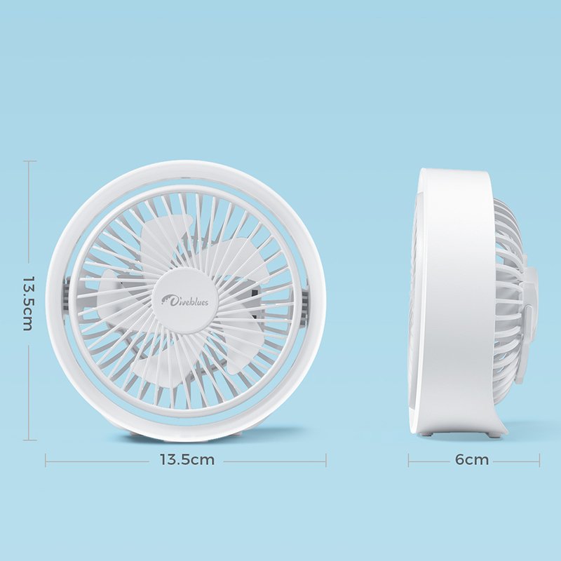 Portable Rechargeable Light Outdoor Ceiling Fan with Led light