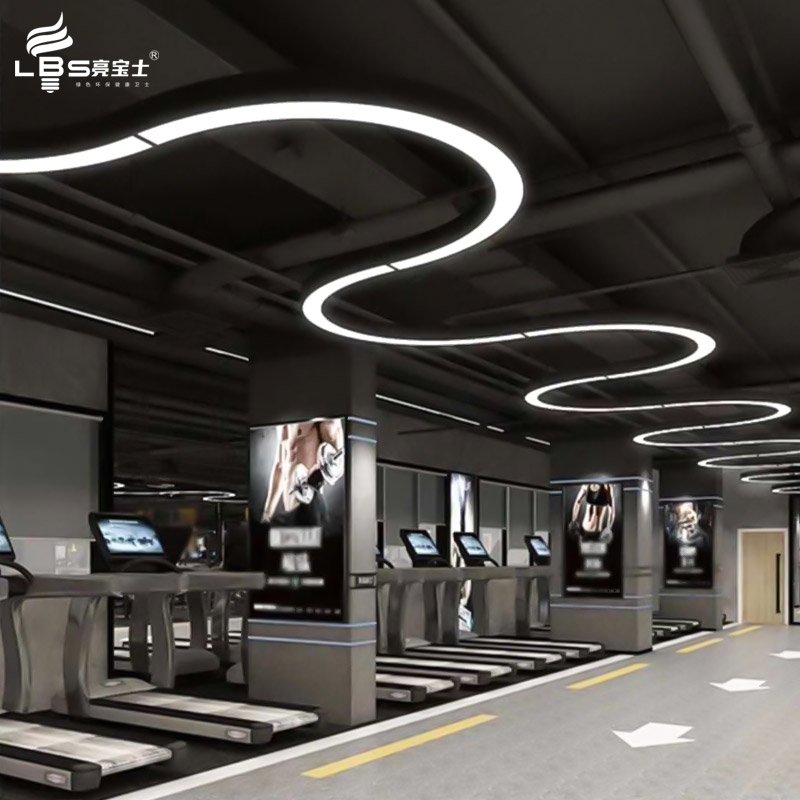 gym shopping malls custom outdoor business wall logo sign led light LED pendant lamp
