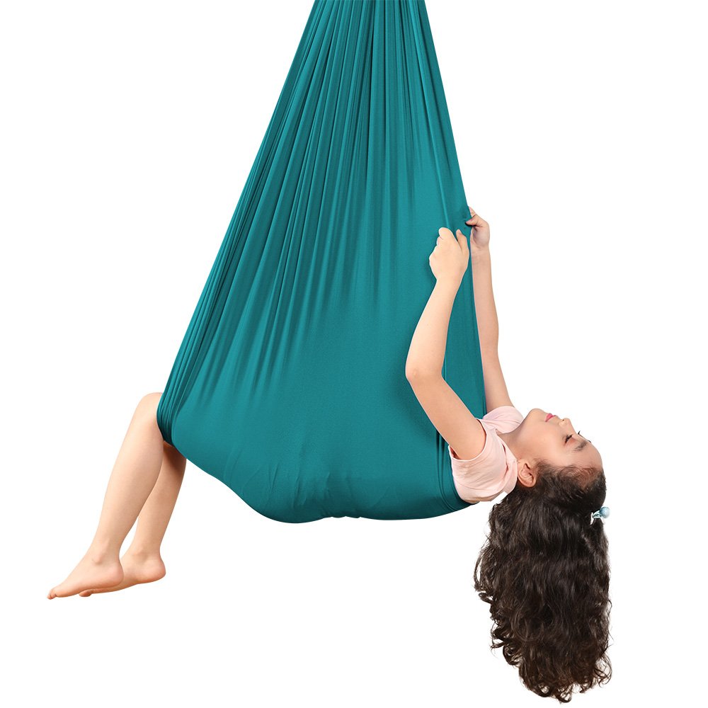 Indoor Outdoor Therapy Sensory Training Baby Light Weight Yoga Hammock Swing for Children with Special Needs CE