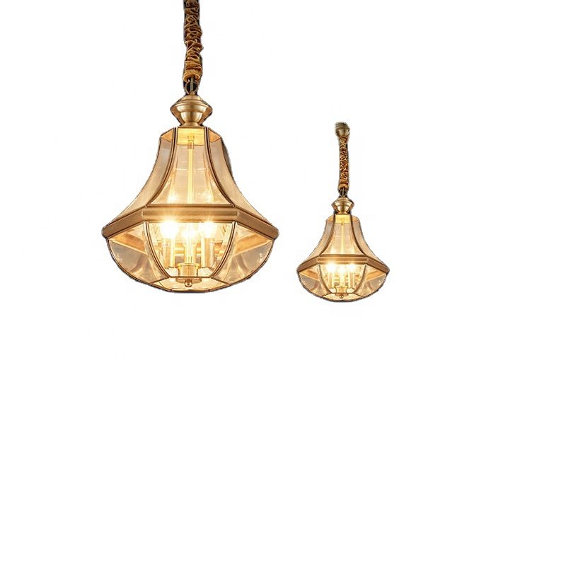 outdoor ceiling weatherproof led lights made of all copper material for garden decoration LED ceiling light