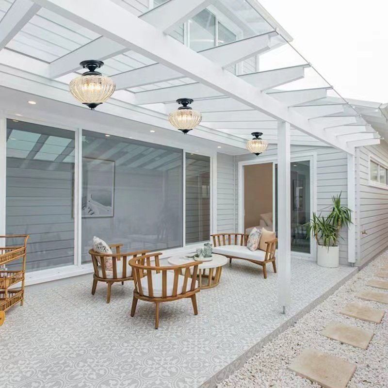 European style outdoor chandelier specifically designed for sunrooms used for villa corridor hotel pavilions grape trellises