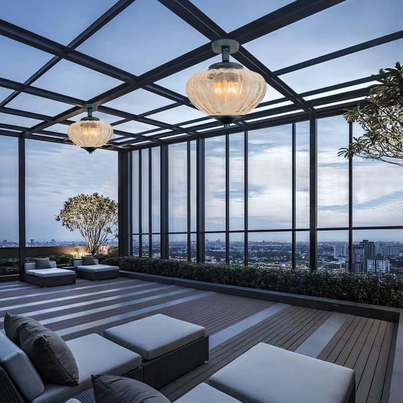 European style outdoor chandelier specifically designed for sunrooms used for villa corridor hotel pavilions grape trellises