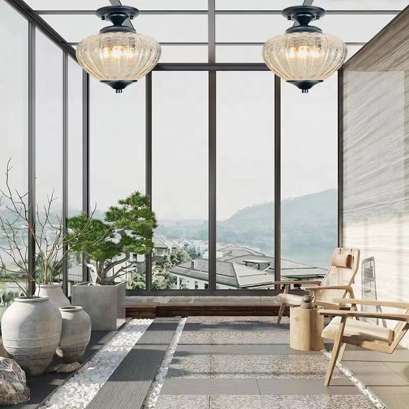 European style outdoor chandelier specifically designed for sunrooms used for villa corridor hotel pavilions grape trellises