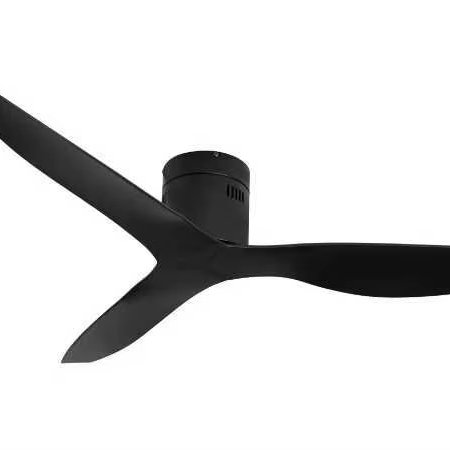 ECO 52 inch black color ABS blade silent strong wind ceiling fan for household commercial industrial use