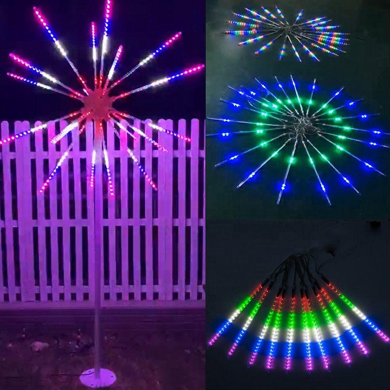 Outdoor festival lighting led firework light decoration for wedding holiday new year jubilant atmosphere