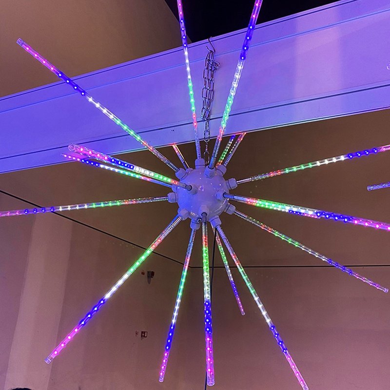Outdoor festival lighting led firework light decoration for wedding holiday new year jubilant atmosphere