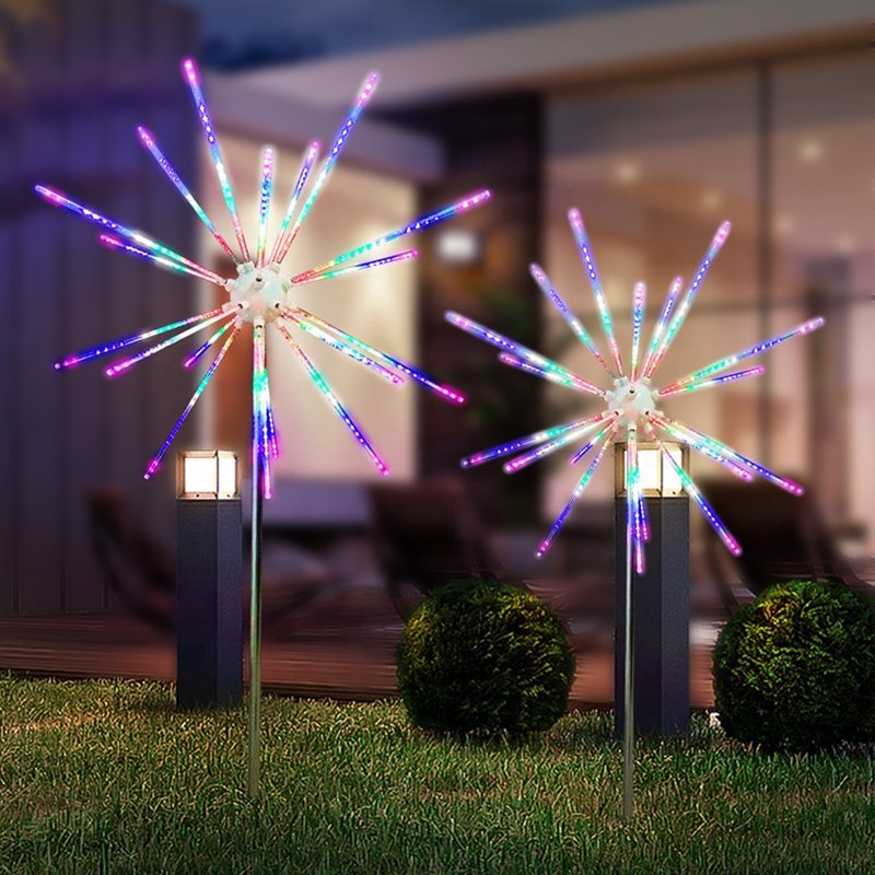 Outdoor festival lighting led firework light decoration for wedding holiday new year jubilant atmosphere