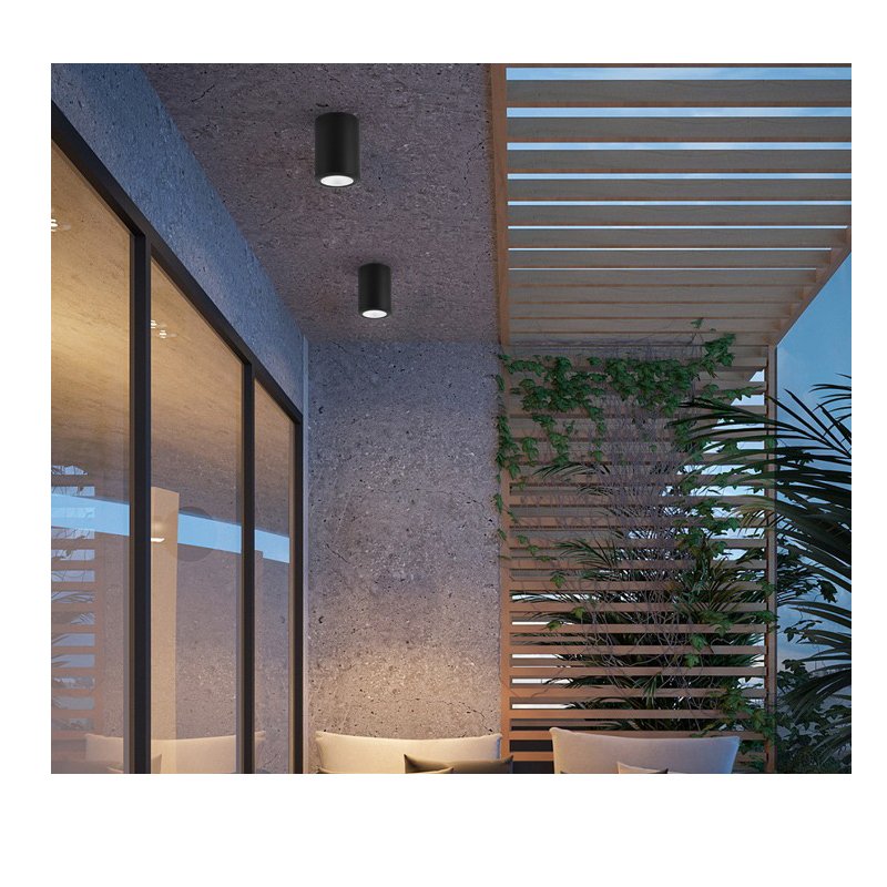 outdoor waterproof lED ceiling lamp round home lights iP65 waterproof surface mounted ceiling down light