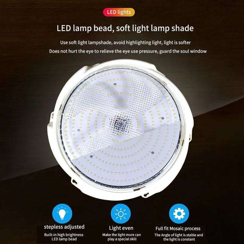 Solar Powered Lighting Energy Outdoor Home Lighting System House Hanging Panel Ceiling Solar Led Outdoor Light